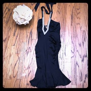 Marciano Black Halter  BodyCon Dress